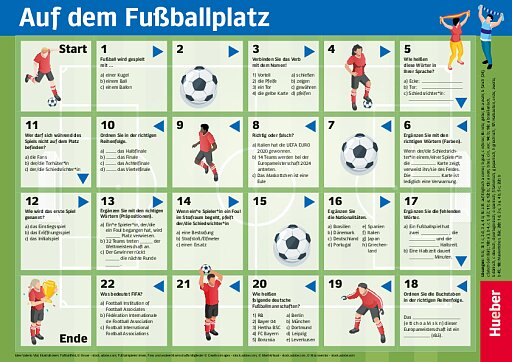 Brettspiel Auf dem Fußballplatz