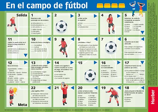 Brettspiel: En el campo de fútbol