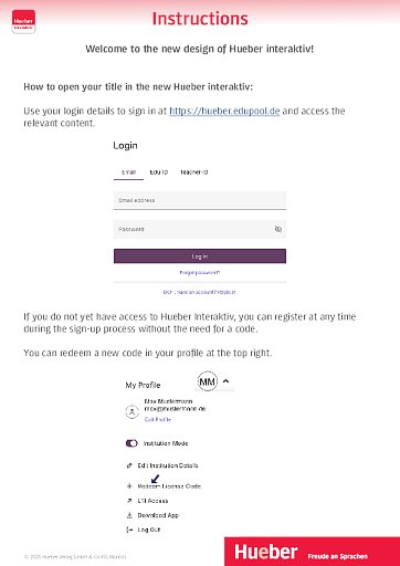 Instructions “Open a title”