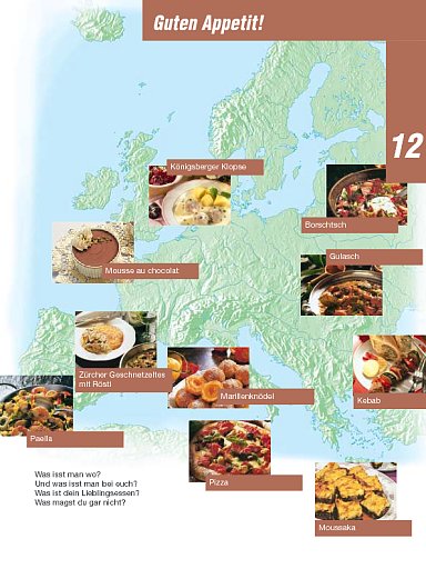 Lektion 12A: Das isst man bei uns und anderswo