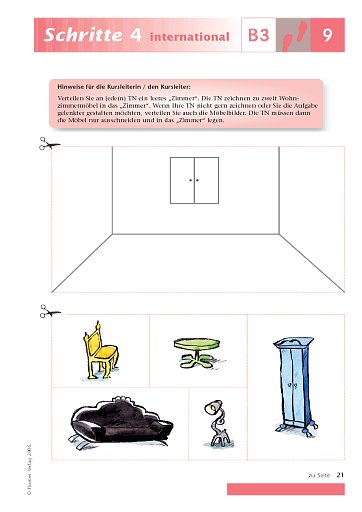 Kopiervorlage zu Lektion 9, B3