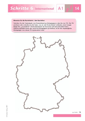 Kopiervorlage zu Lektion 14, A1