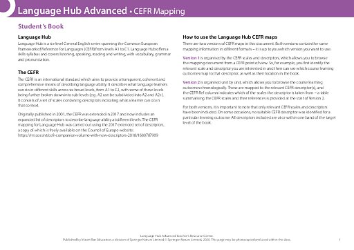 CEFR Map
