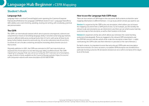 CEFR Map