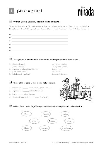 Übungsblätter zu Lektion 1 und 2