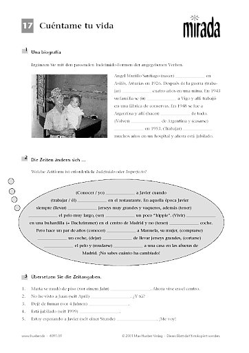 Übungsblätter zu Lektion 17 und 18