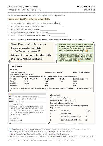 Fokus Beruf: Der Arbeitsbericht