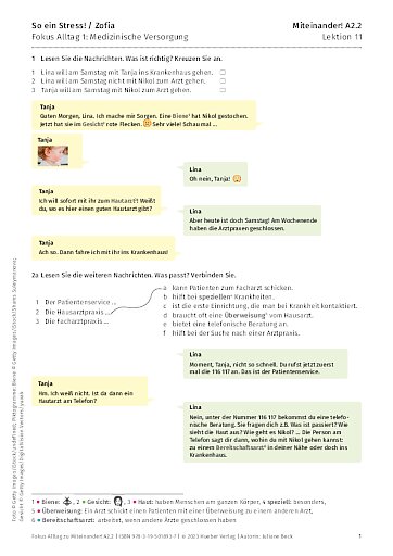 Fokus Alltag: Medizinische Versorgung