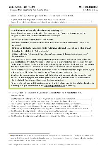 Fokus Alltag: Beratung für Zuwanderer