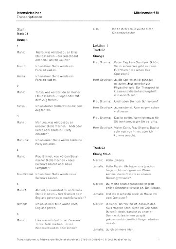 Transkriptionen