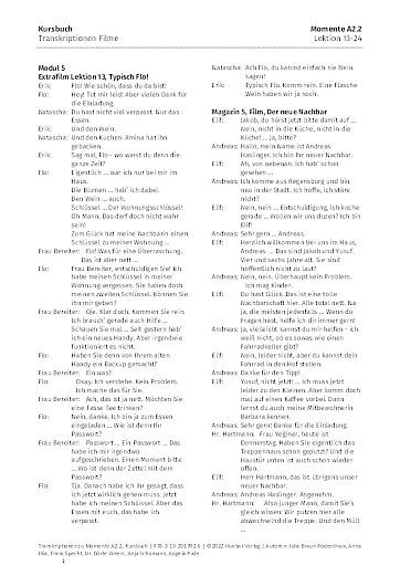 Transkriptionen Filme