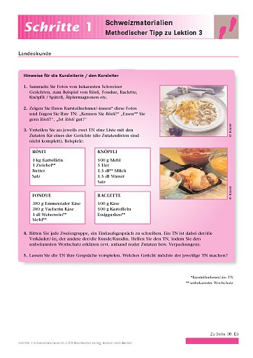 Methodischer Tipp: Landeskunde