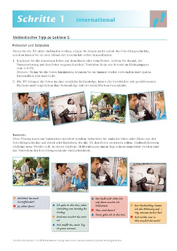 Fotosalat und Satzsalat