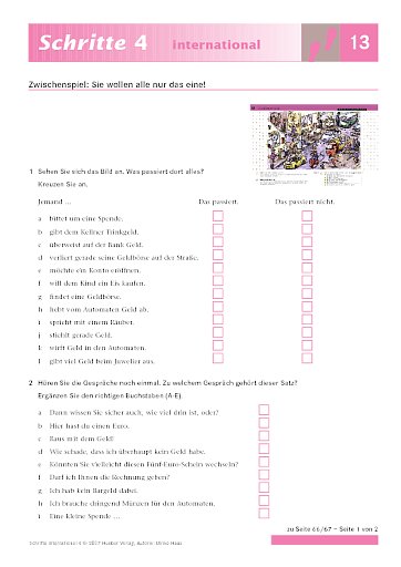 Zwischenspiel: Sie wollen alle nur das eine!