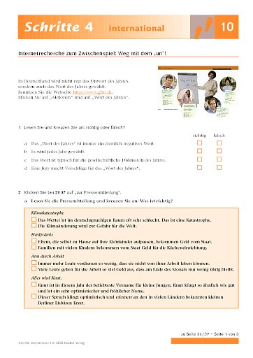 Weg mit dem „un“!