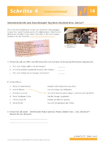 Sag beim Abschied leise „Servus“!