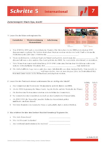 Zwischenspiel: Mach Opa, mach!