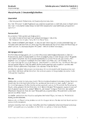 Kopiervorlage, Lektion 3, D3