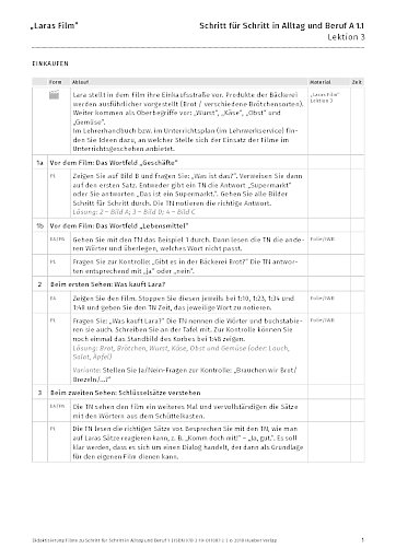 Didaktisierung „Laras Film”