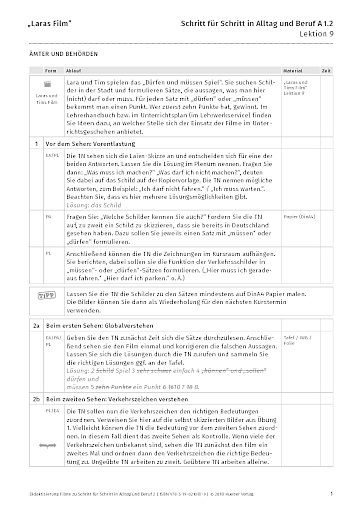 Didaktisierung „Laras Film”