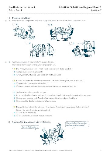 Fokus Beruf: Konflikte bei der Arbeit