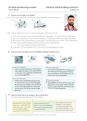 Fokus Beruf: Ein Unfall auf dem Weg zur Arbeit