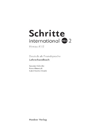 Schritte international Neu 2 tesztek