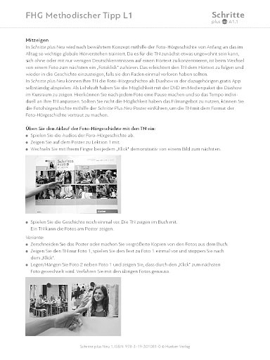 Foto-Hörgeschichte Lektion 1