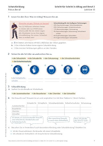 Fokus Beruf: Schutzkleidung