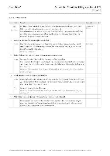 Didaktisierung „Tims Film”