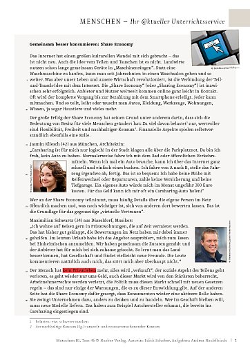 Gemeinsam besser konsumieren: Share Economy