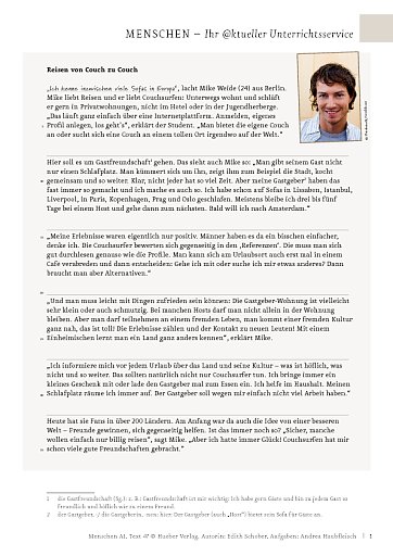 Reisen von Couch zu Couch