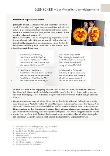 Laternenumzug zu Sankt Martin 