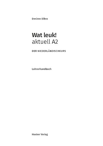 Lehrerhandbuch