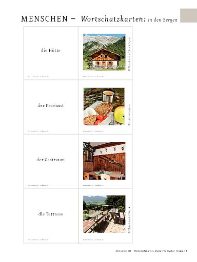 Wortschatzkarten