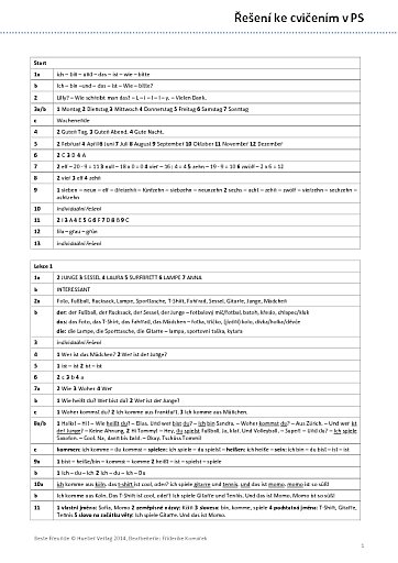 L&ouml;sungsschl&uuml;ssel Arbeitsbuch