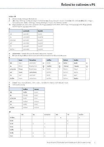 L&ouml;sungsschl&uuml;ssel Arbeitsbuch
