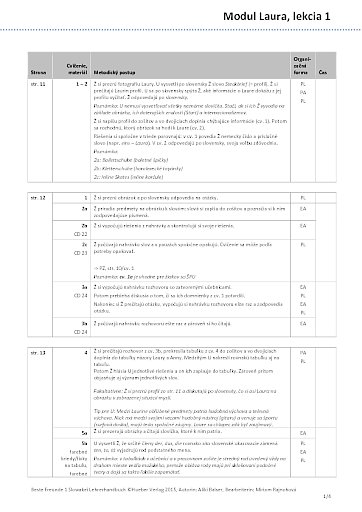 Unterrichtsplan