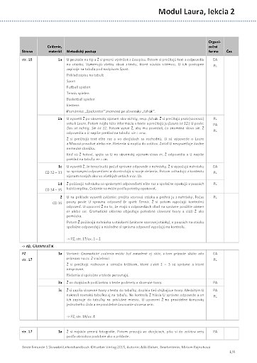 Unterrichtsplan