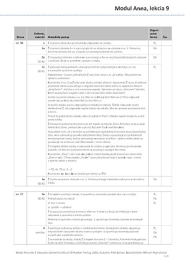 Unterrichtsplan