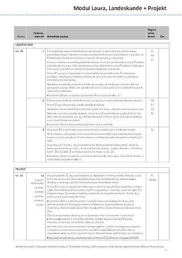 Unterrichtsplan
