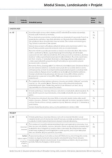 Unterrichtsplan