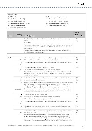 Unterrichtsplan