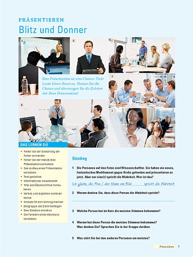 Präsentieren: Blitz und Donner