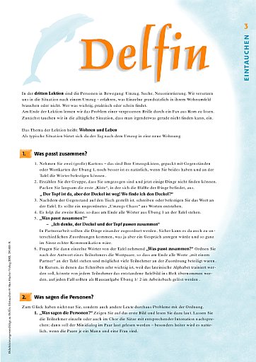 Lektion 3: Alltagsgegenstände