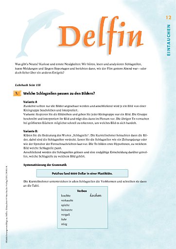 Lektion 12: Nachrichten und Berichte