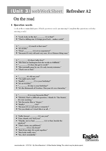 webWorkSheet Unit 3