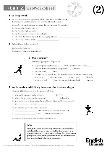 webWorkSheet Unit 2