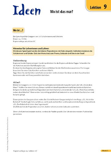 Wo ist ...?