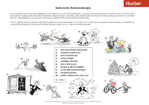 Italienische Redewendungen